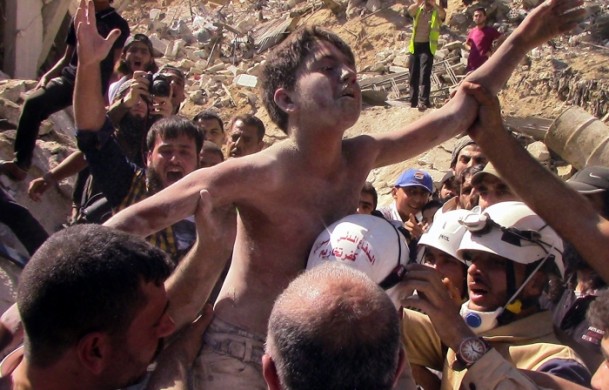 İdlib'de 'varil bombalı' saldırı - 1