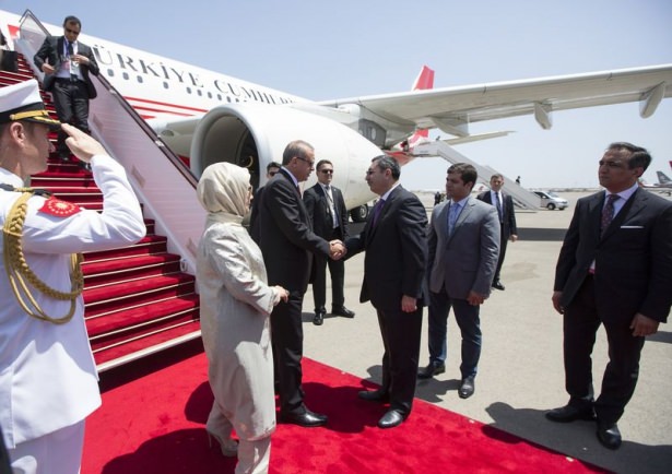 Cumhurbaşkanı Erdoğan, Bakü'de - 1