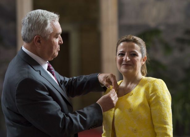 Milletvekilleri rozetlerini takıyor - 5