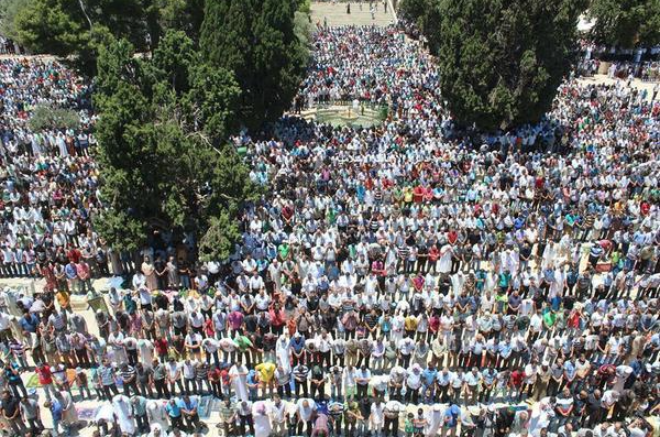 Mescid-i Aksa'da cuma namazı - 6