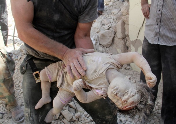 Halep ve Dareyya'ya varil bombalı saldırı - 6