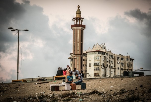 Gazze sahilinde iftar - 4