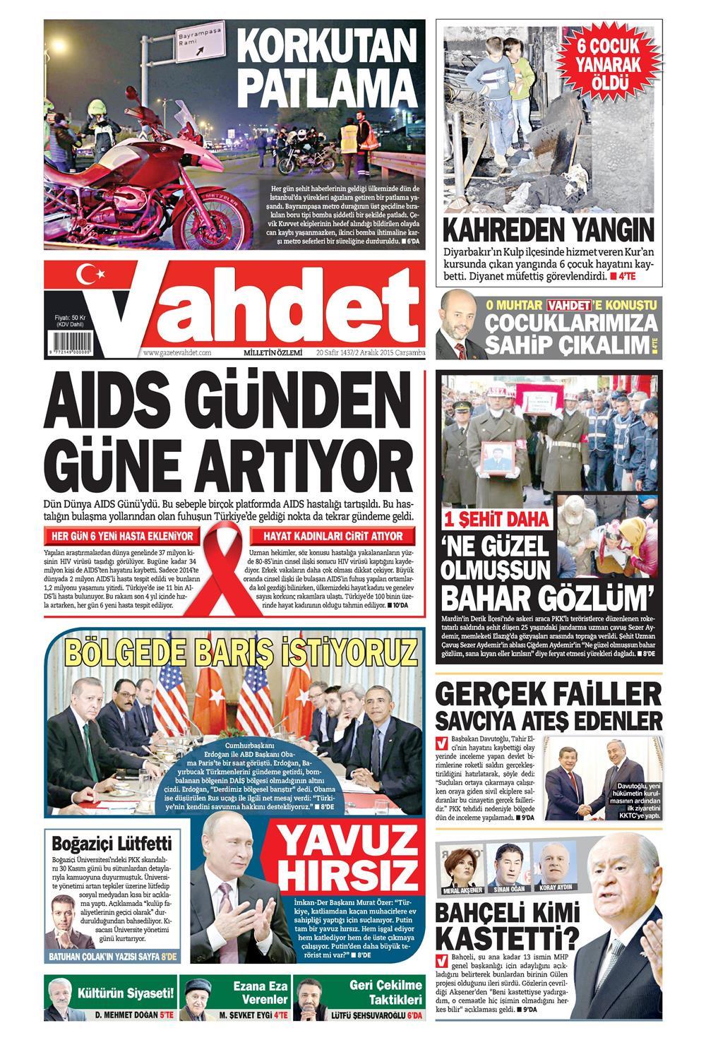 Gazeteler bugün ne yazdı? - 8