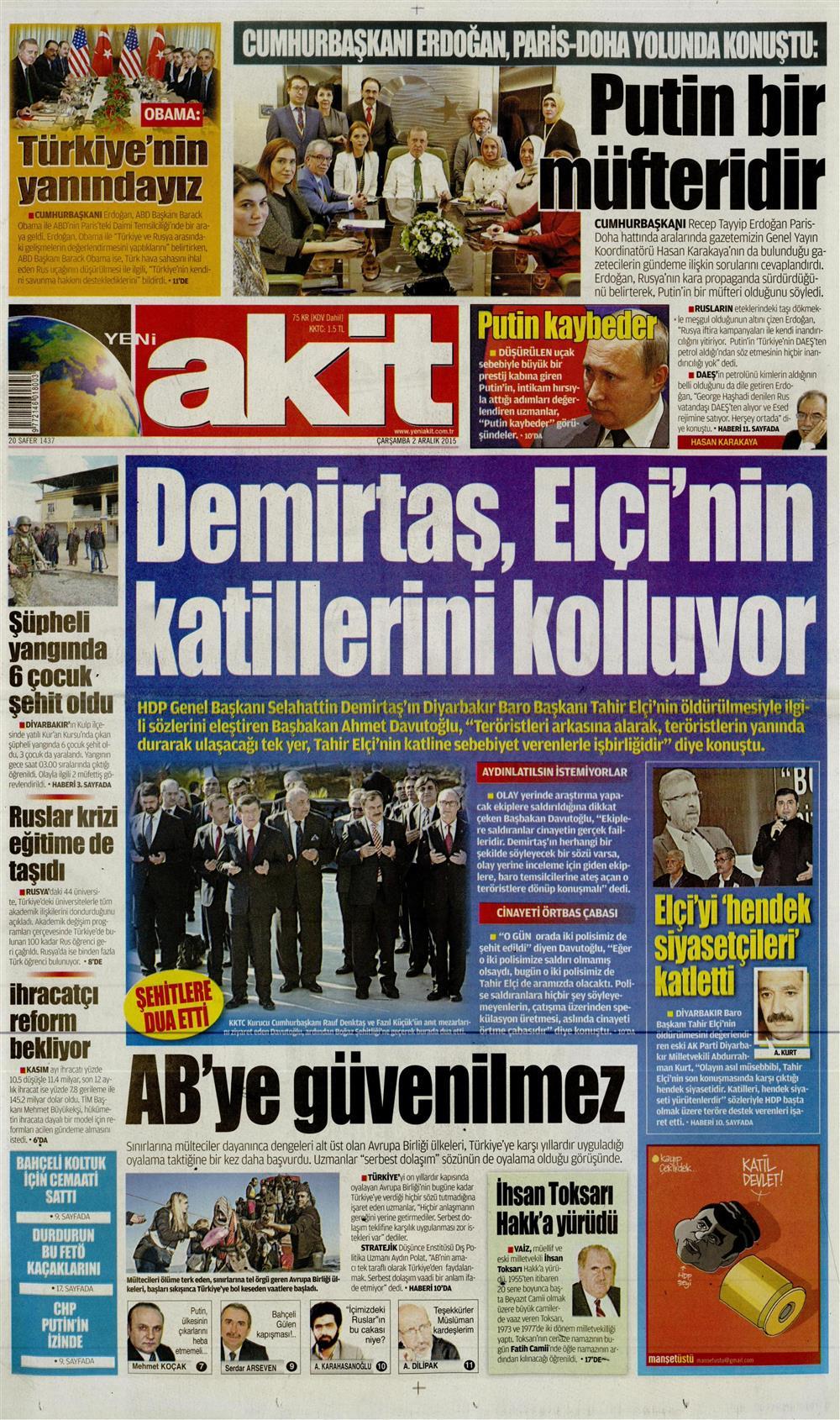 Gazeteler bugün ne yazdı? - 10