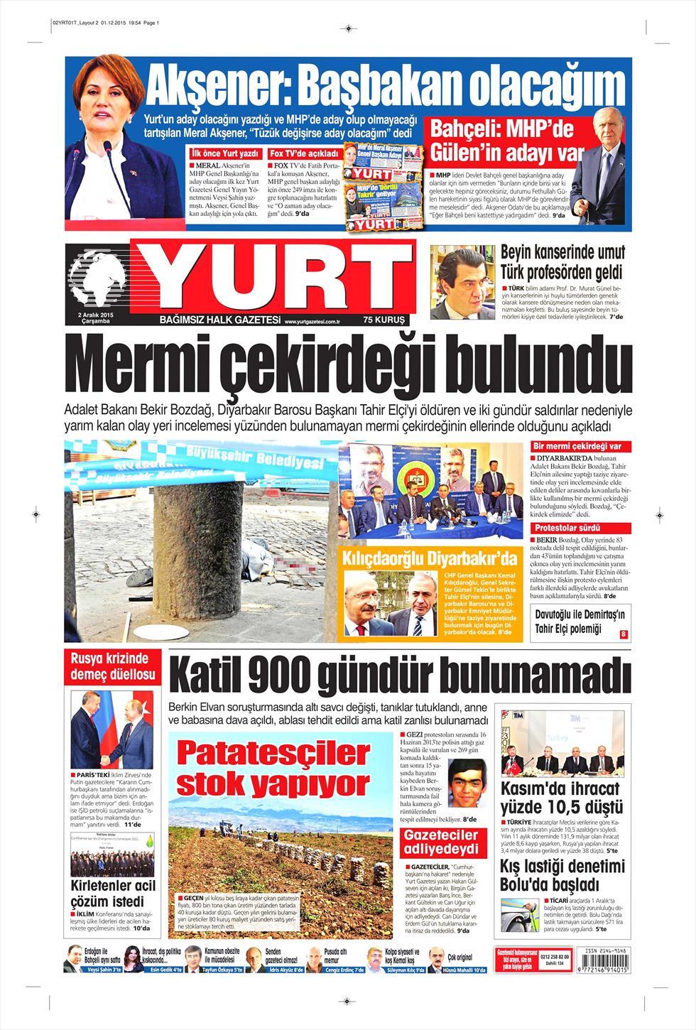 Gazeteler bugün ne yazdı? - 19