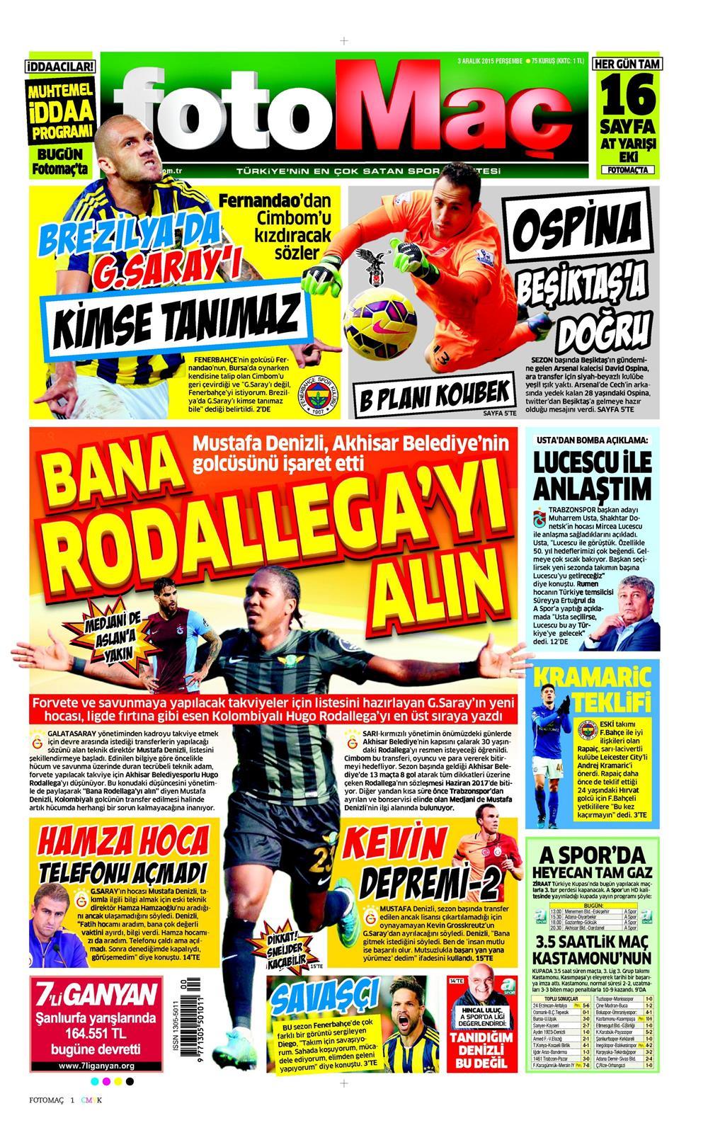 Bugün gazeteler ne yazdı? - 796