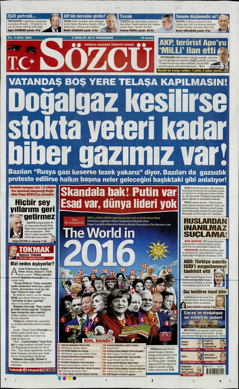 Bugün gazeteler ne yazdı? - 541