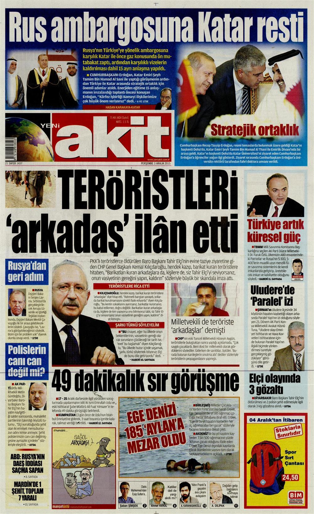 Bugün gazeteler ne yazdı? - 769