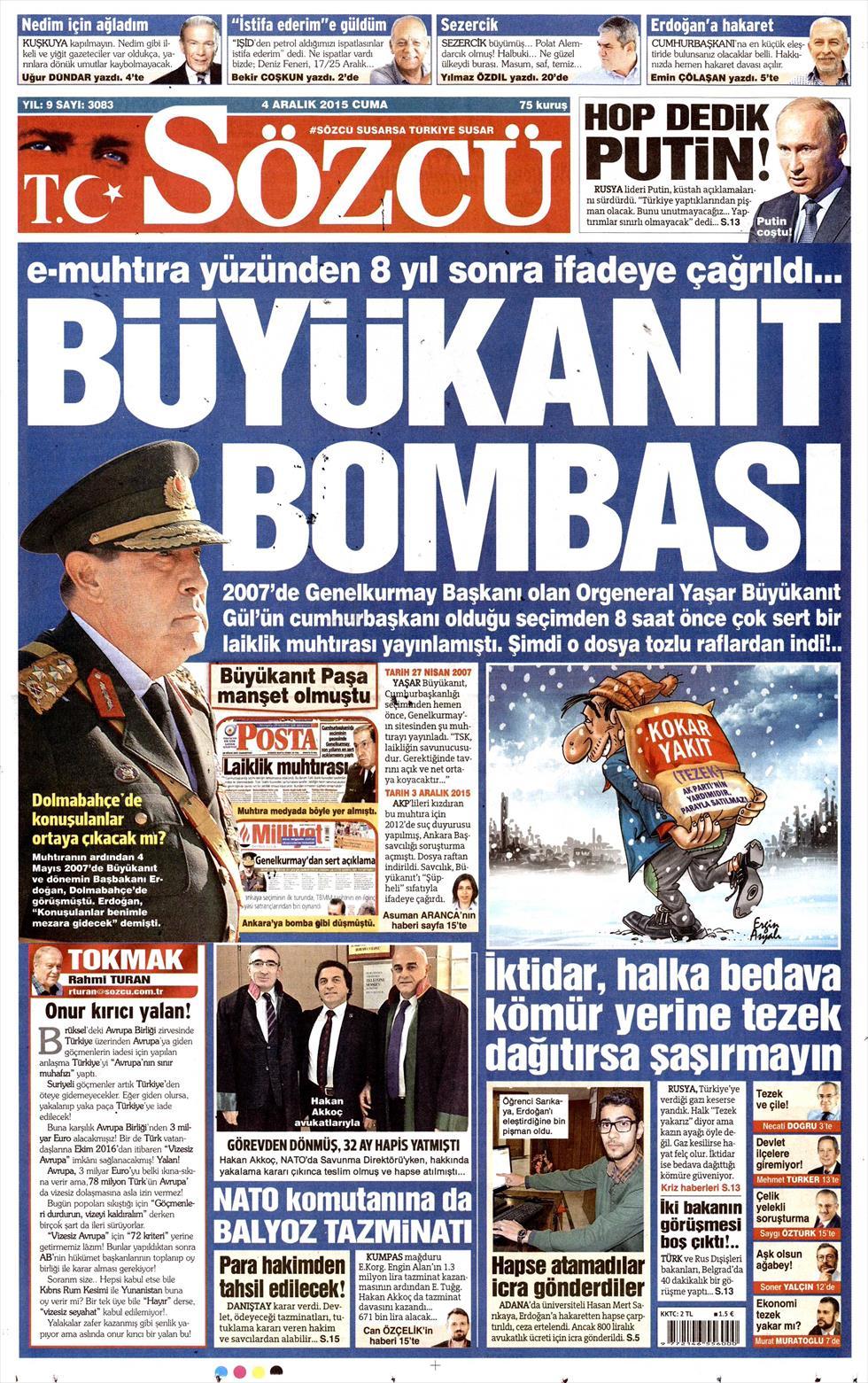 Gazeteler bugün ne yazdı? - 12