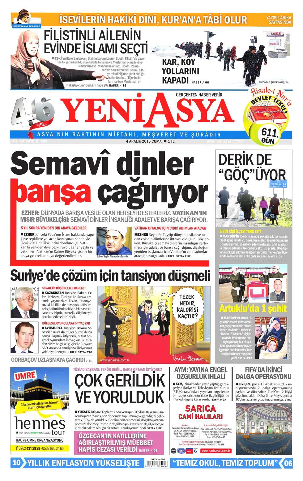 Gazeteler bugün ne yazdı? - 11