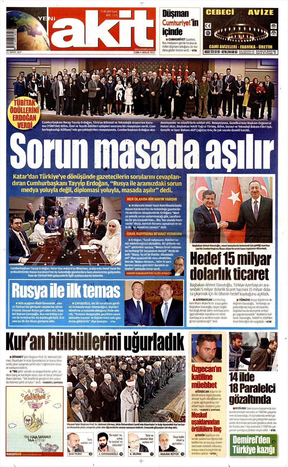 Gazeteler bugün ne yazdı? - 26