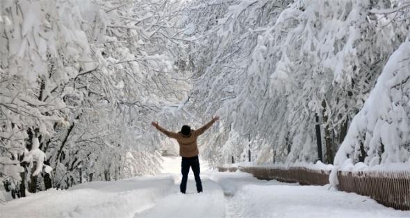 Yurttan kar manzaraları - 7