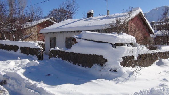 Yurttan kar manzaraları - 8