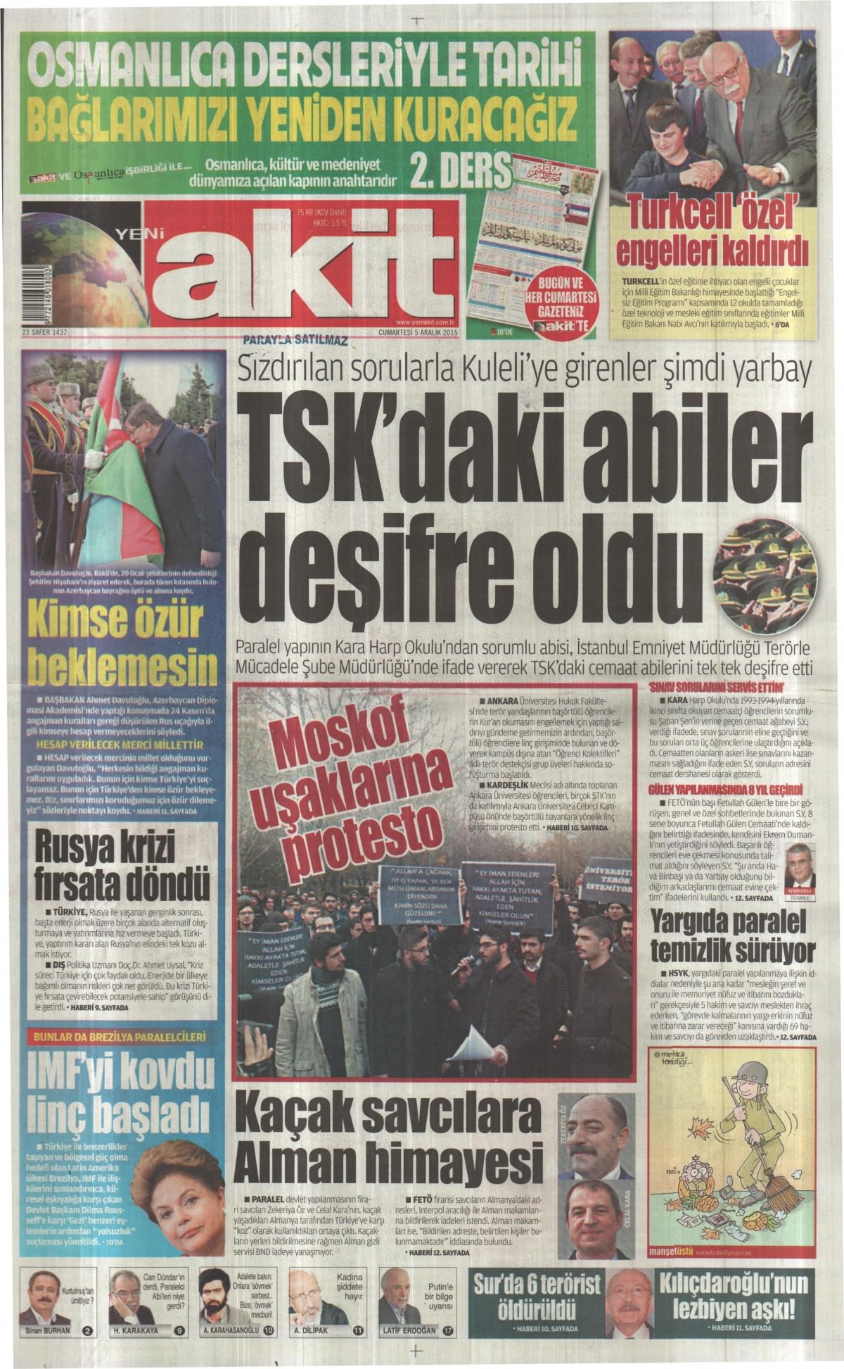 Gazeteler bugün ne yazdı? - 14