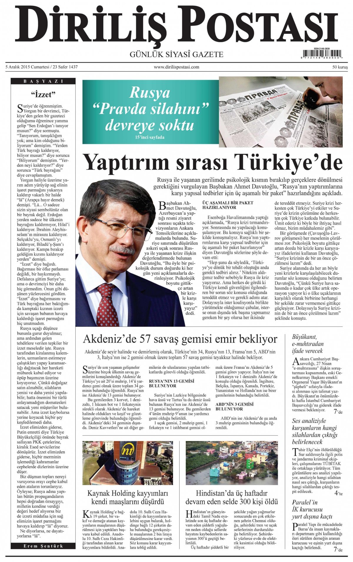 Gazeteler bugün ne yazdı? - 1