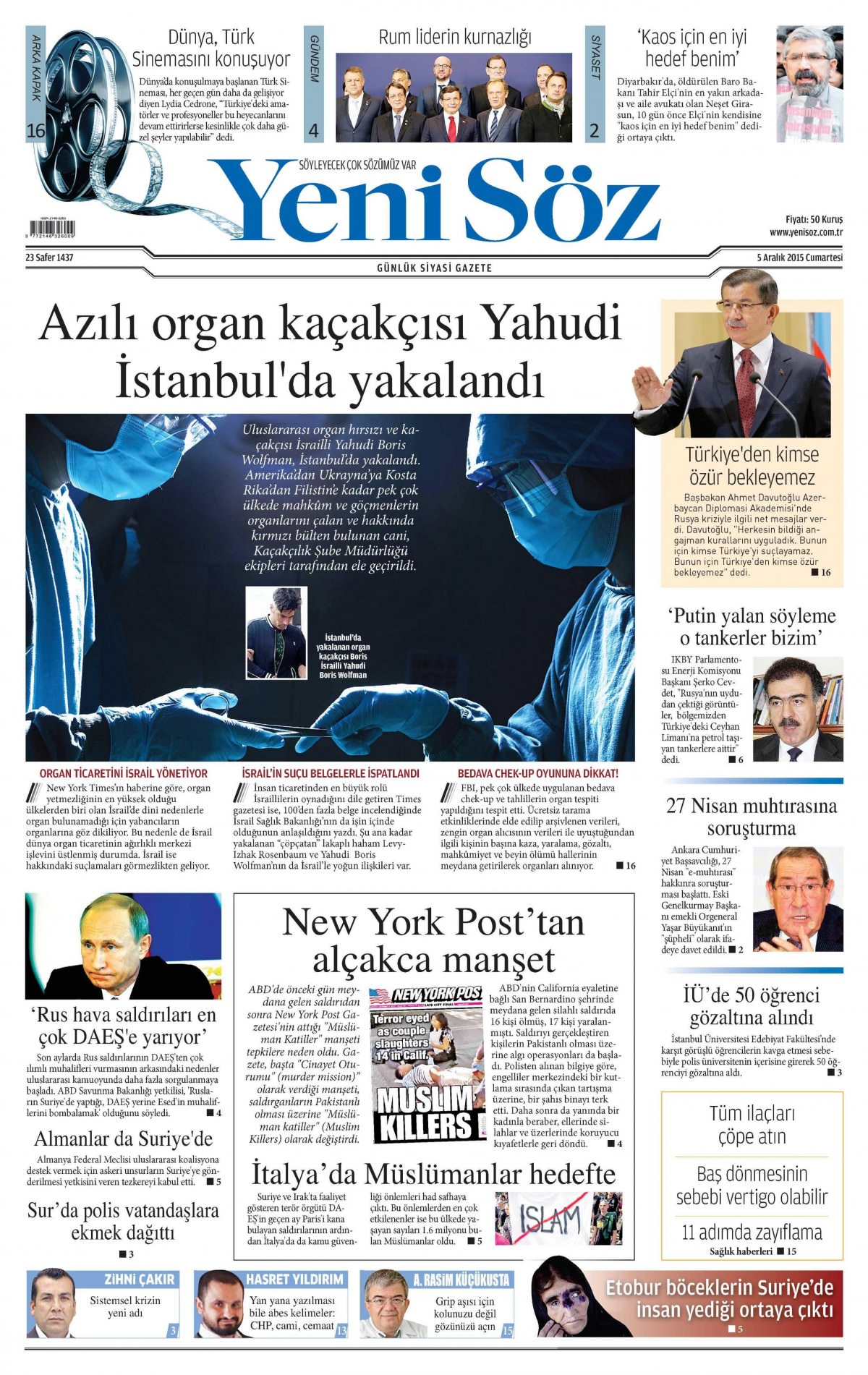 Gazeteler bugün ne yazdı? - 19