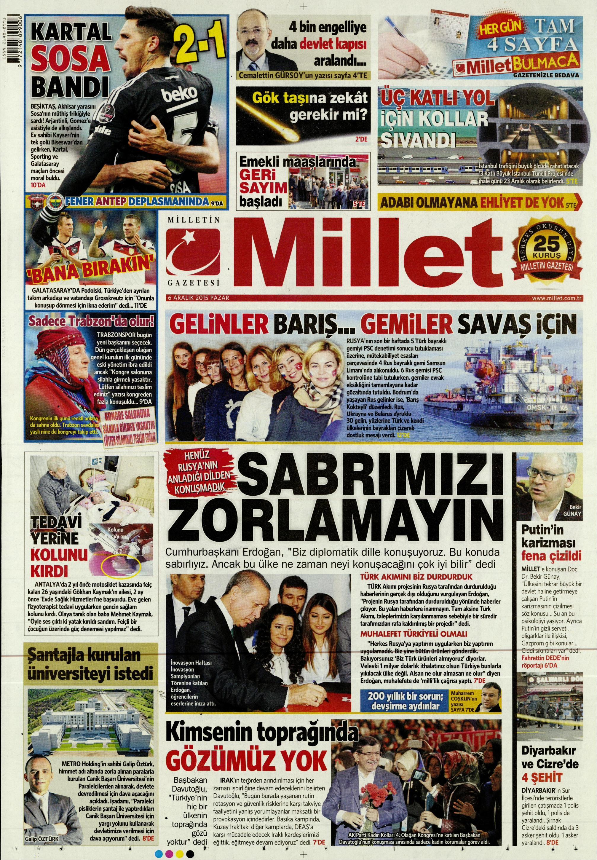 Gazeteler bugün ne yazdı? - 829