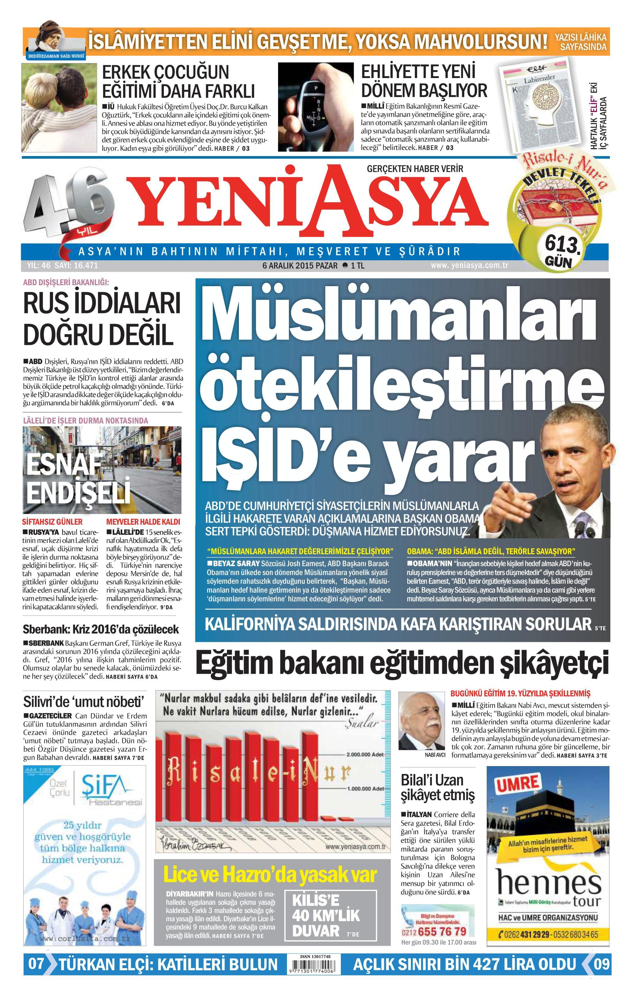 Gazeteler bugün ne yazdı? - 594