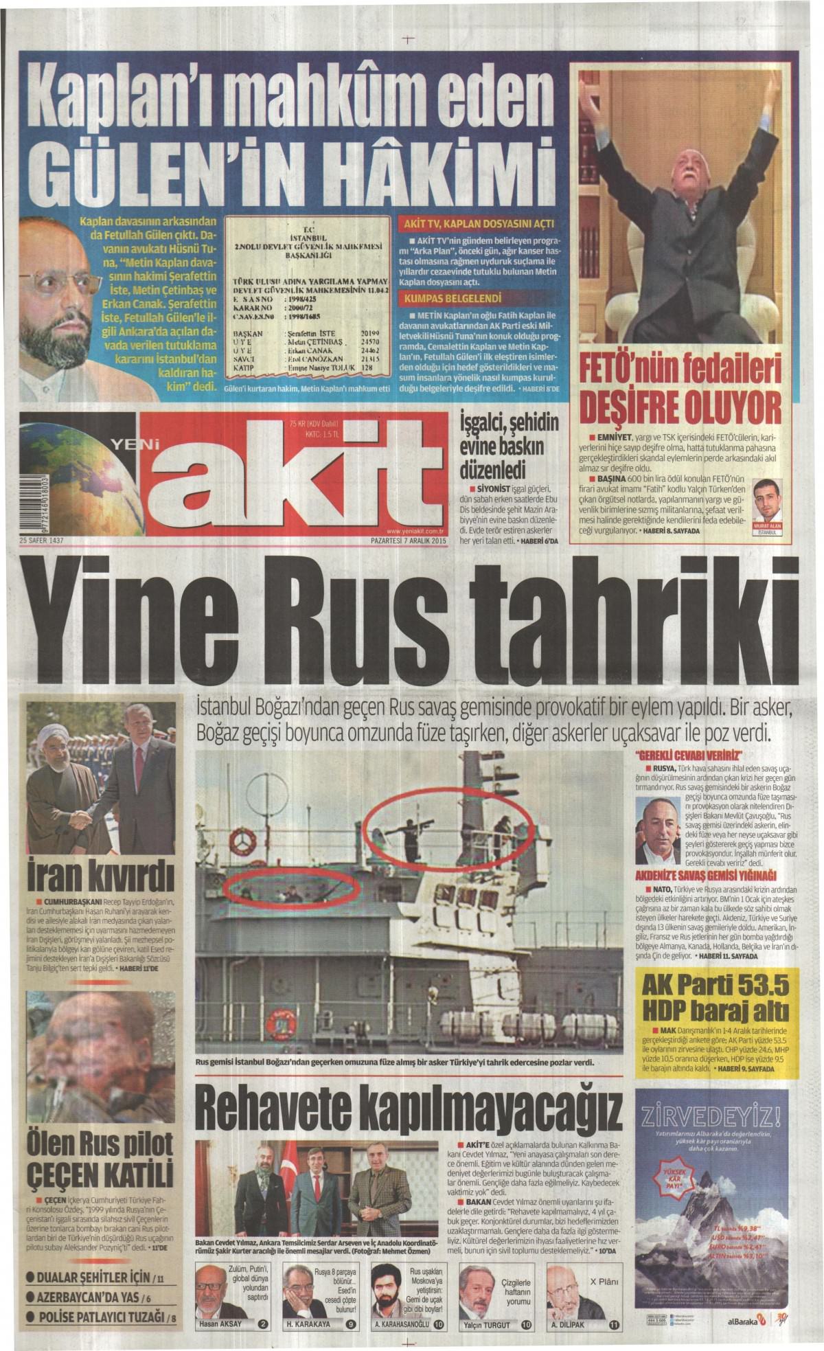 Gazeteler bugün ne yazdı? - 4