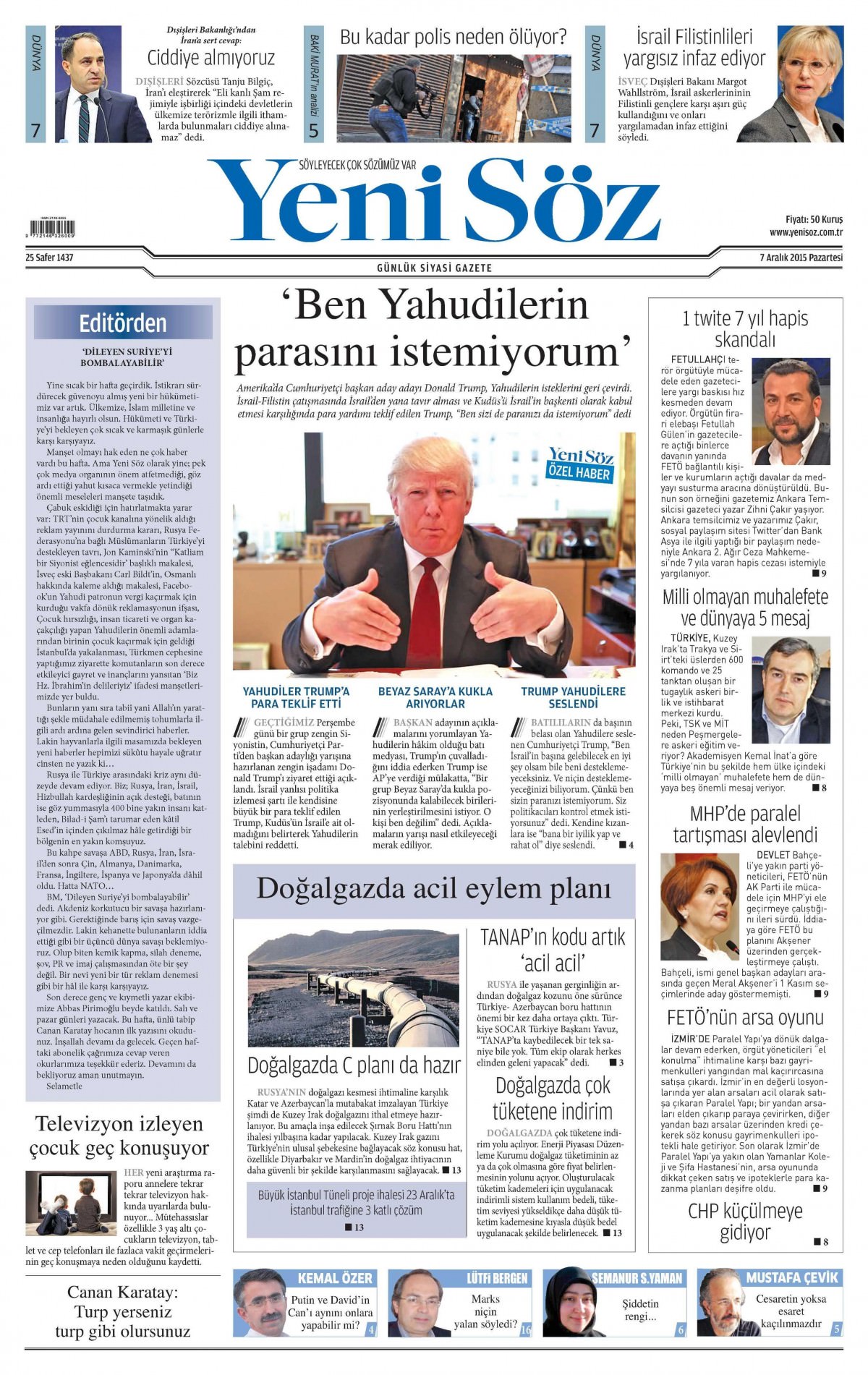 Gazeteler bugün ne yazdı? - 19