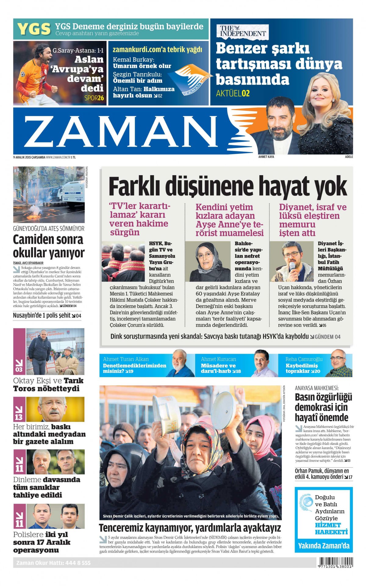 Gazeteler bugün ne yazdı? - 8