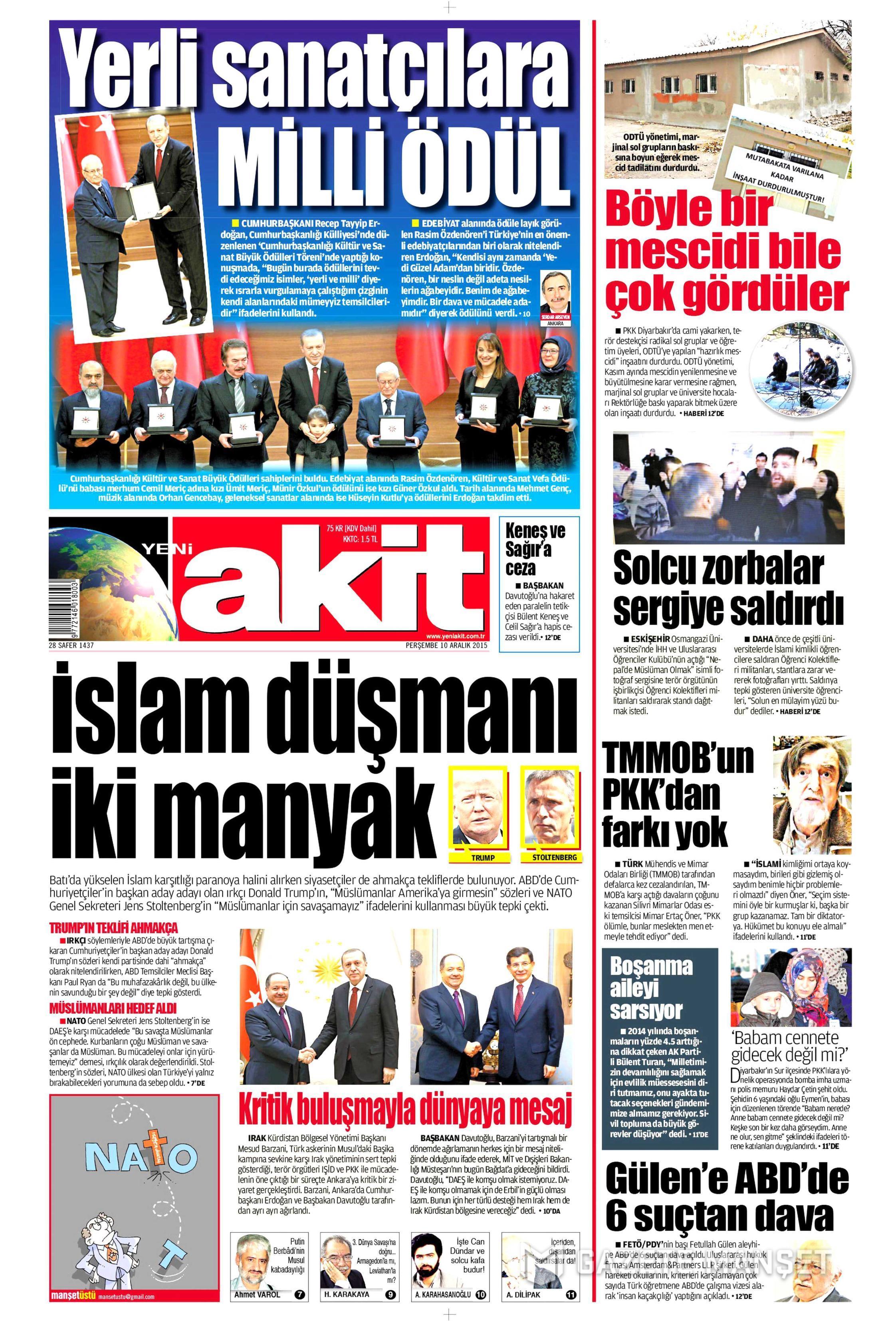 Günün gazete manşetleri - 775