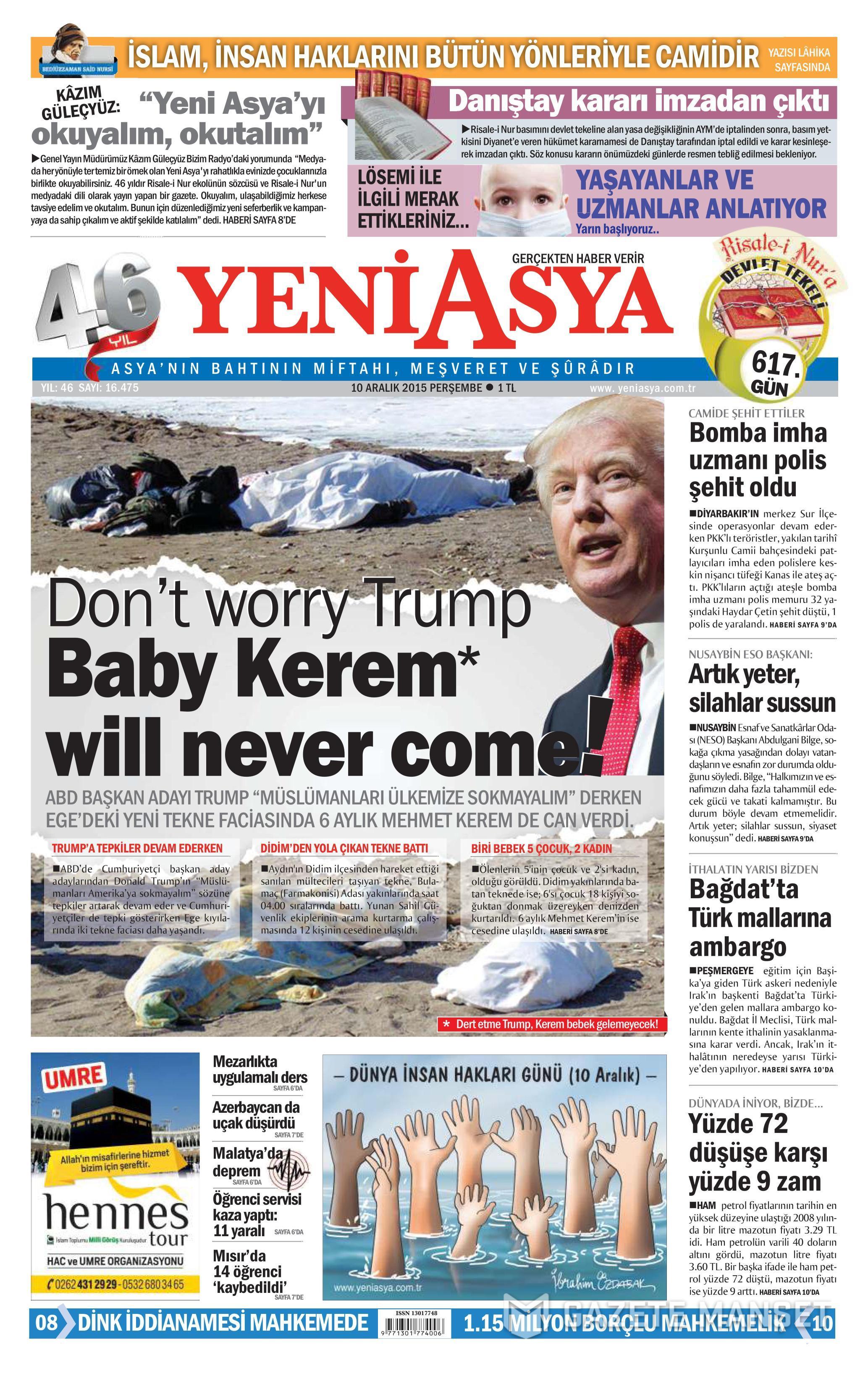 Günün gazete manşetleri - 913