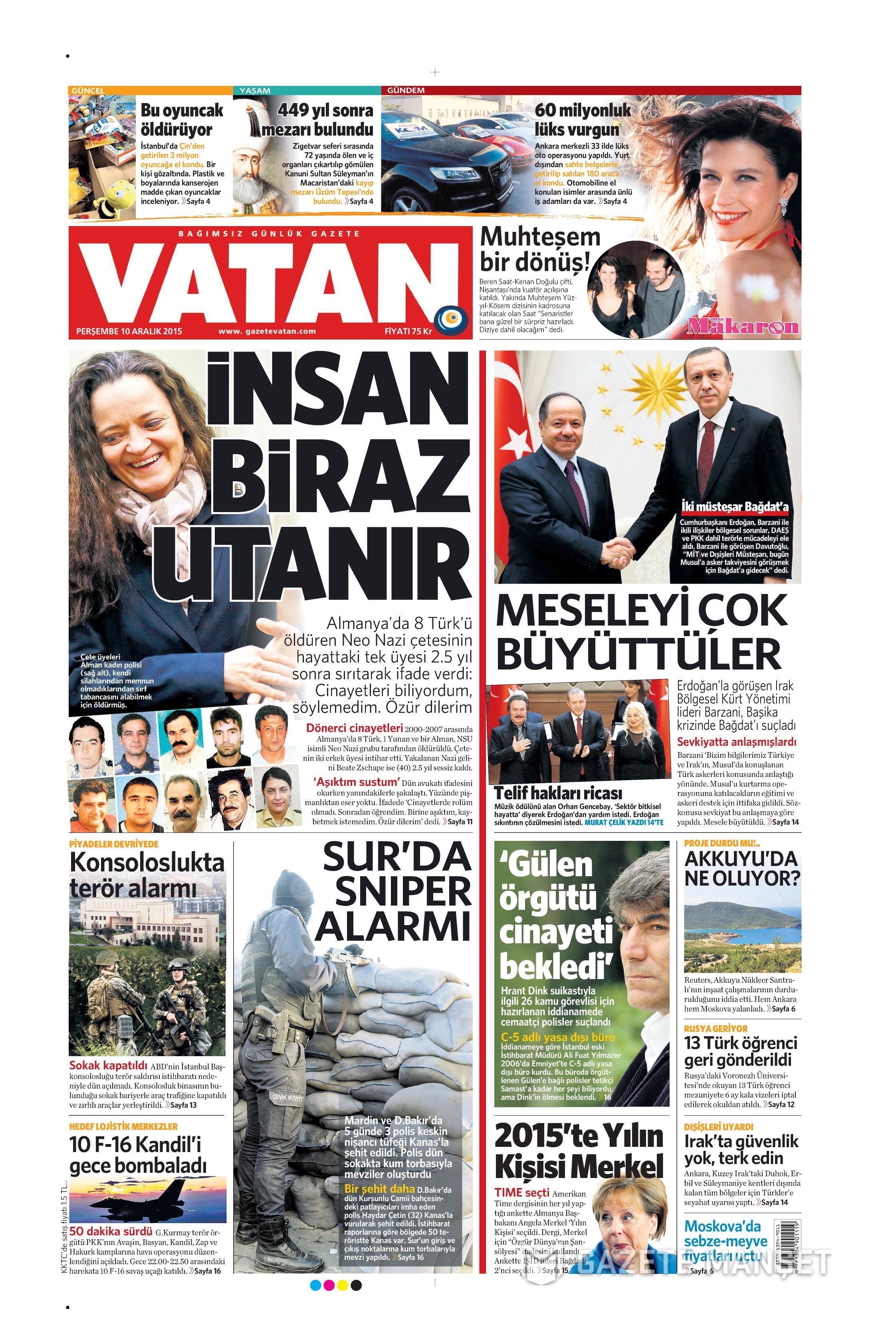 Günün gazete manşetleri - 743