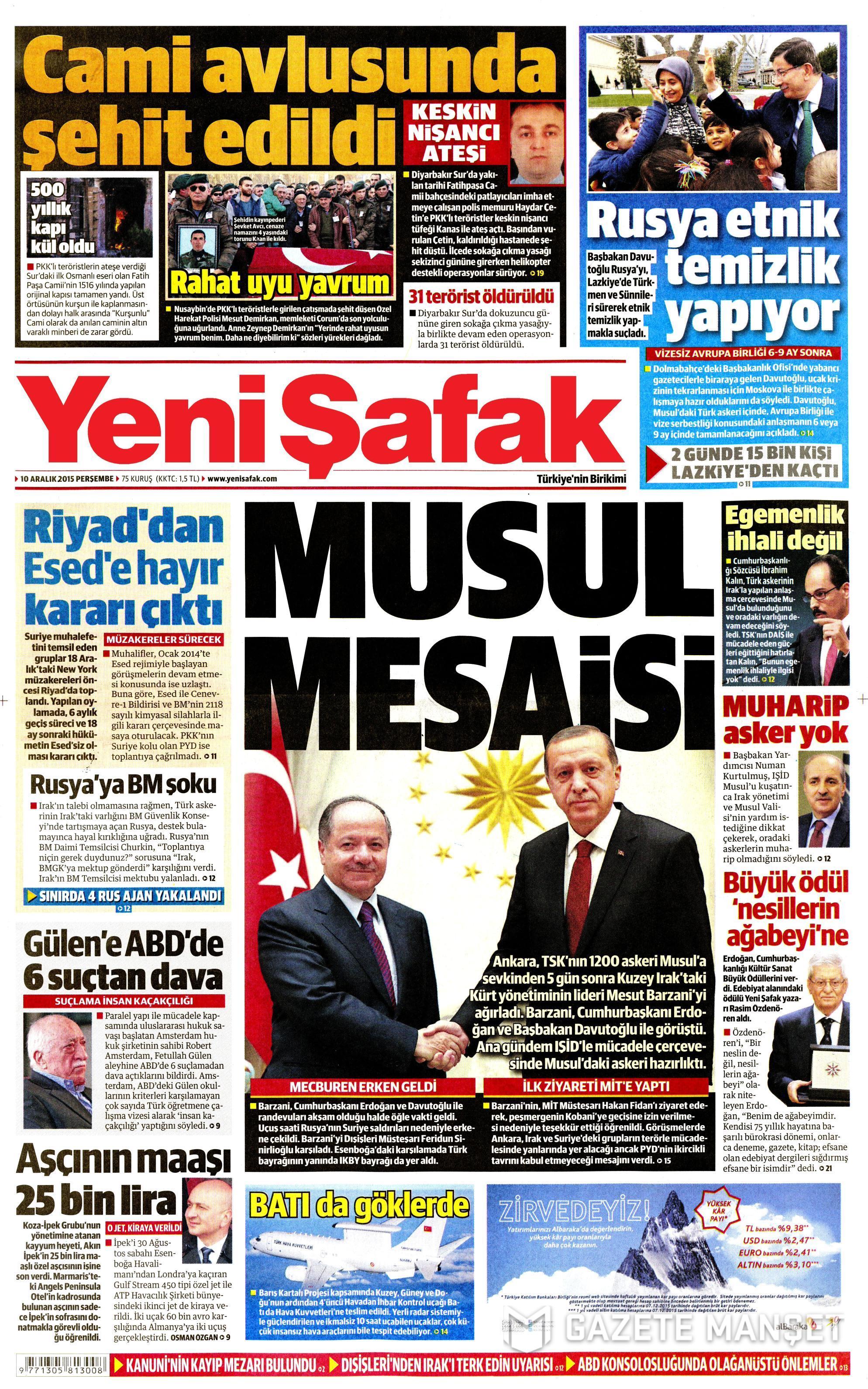 Günün gazete manşetleri - 517