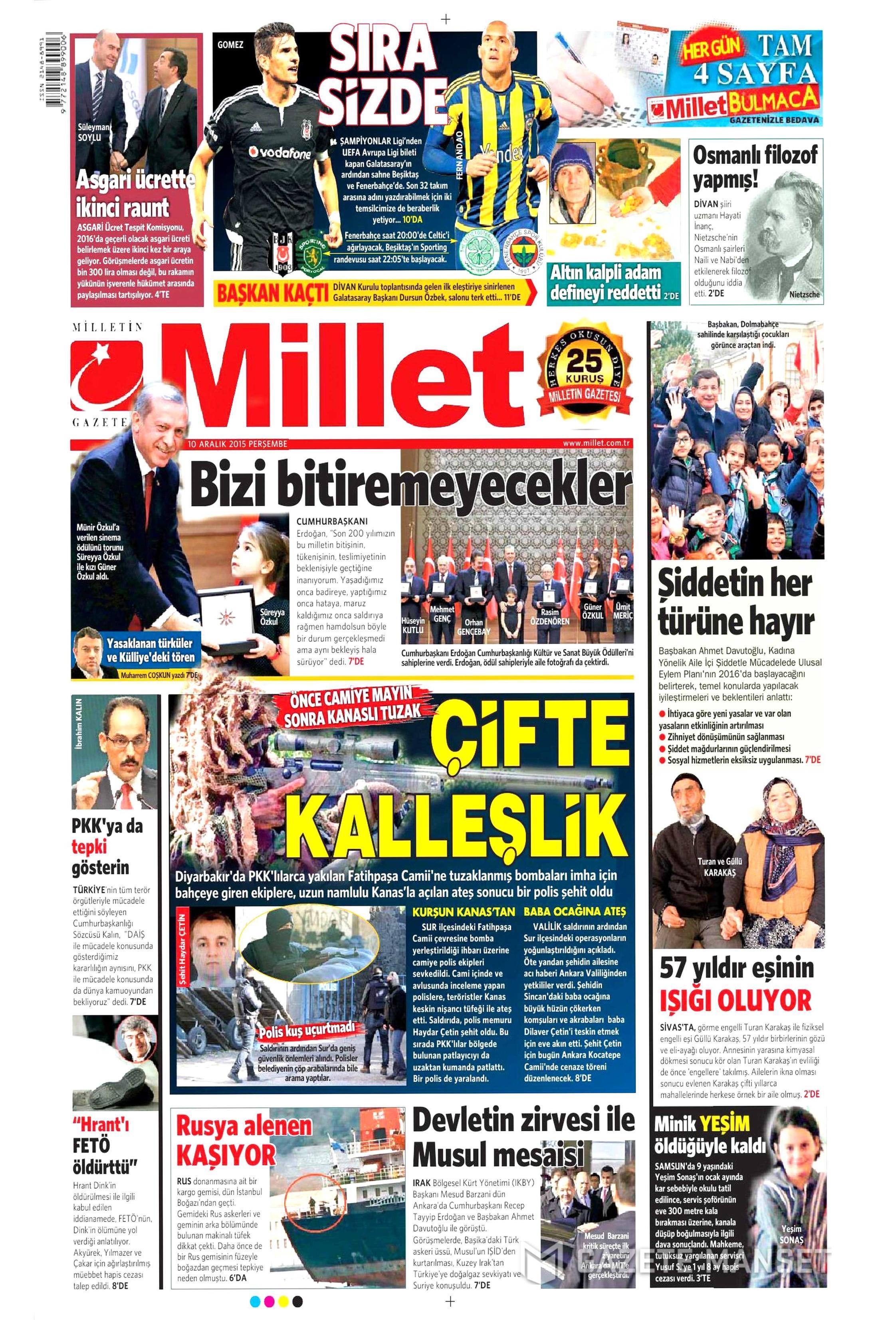 Günün gazete manşetleri - 920