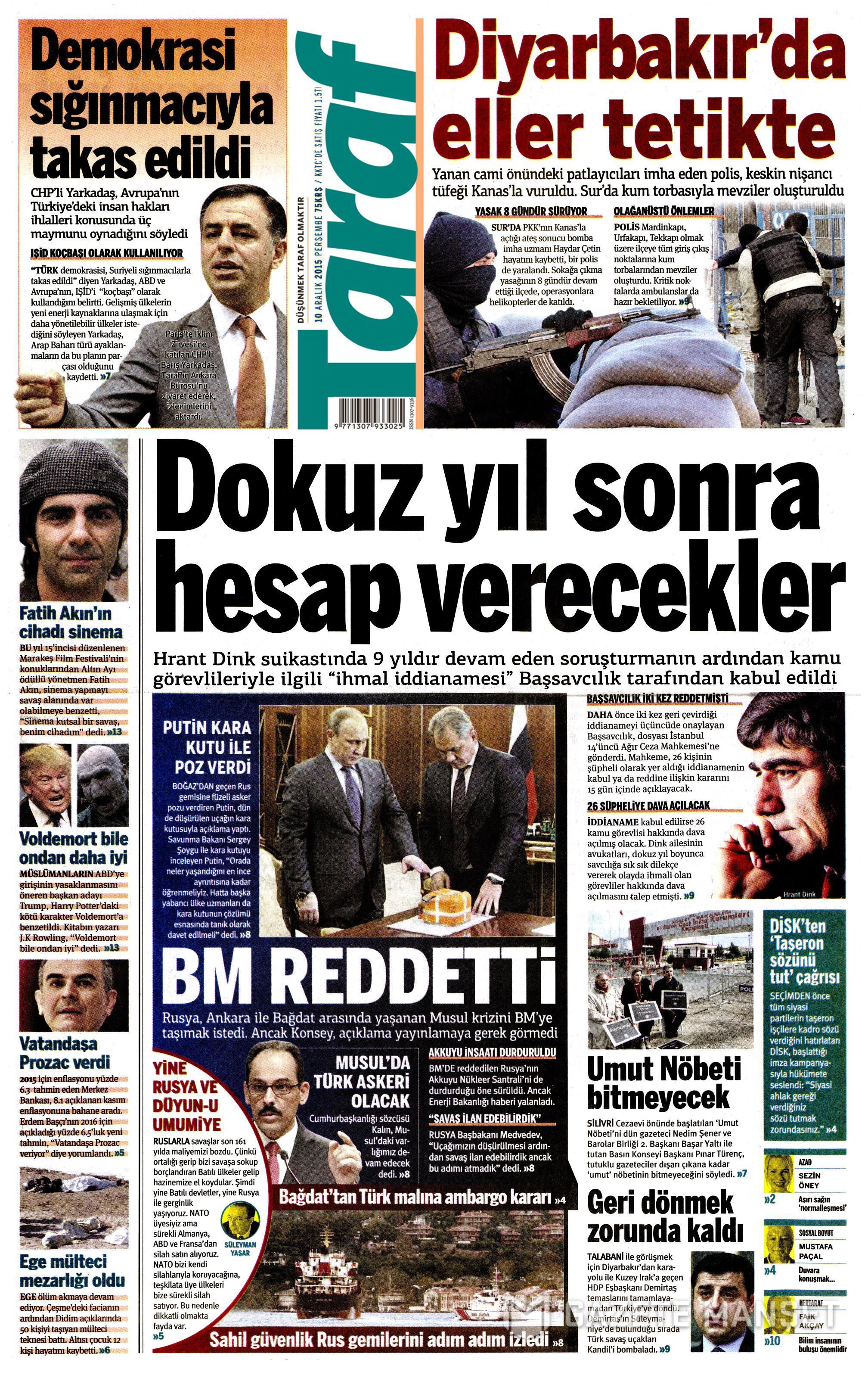 Günün gazete manşetleri - 653