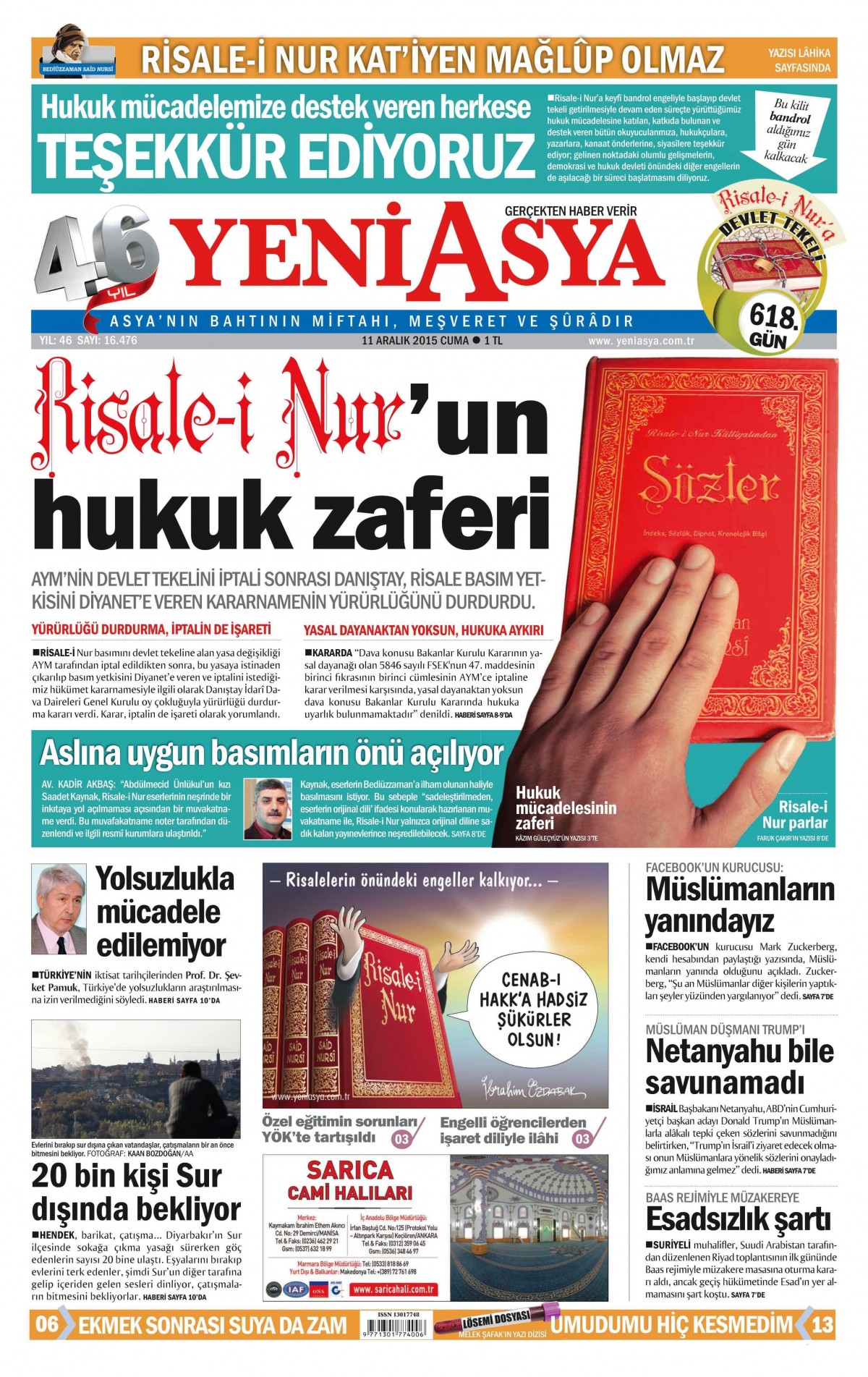 Gazeteler bugün ne yazdı? - 12