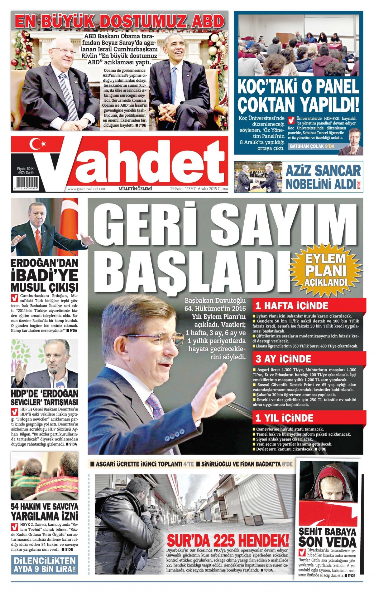 Gazeteler bugün ne yazdı? - 2