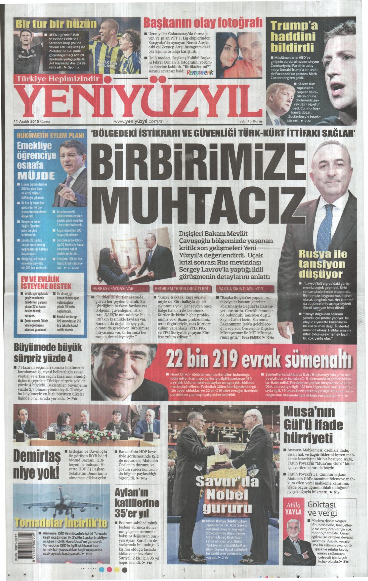 Gazeteler bugün ne yazdı? - 11