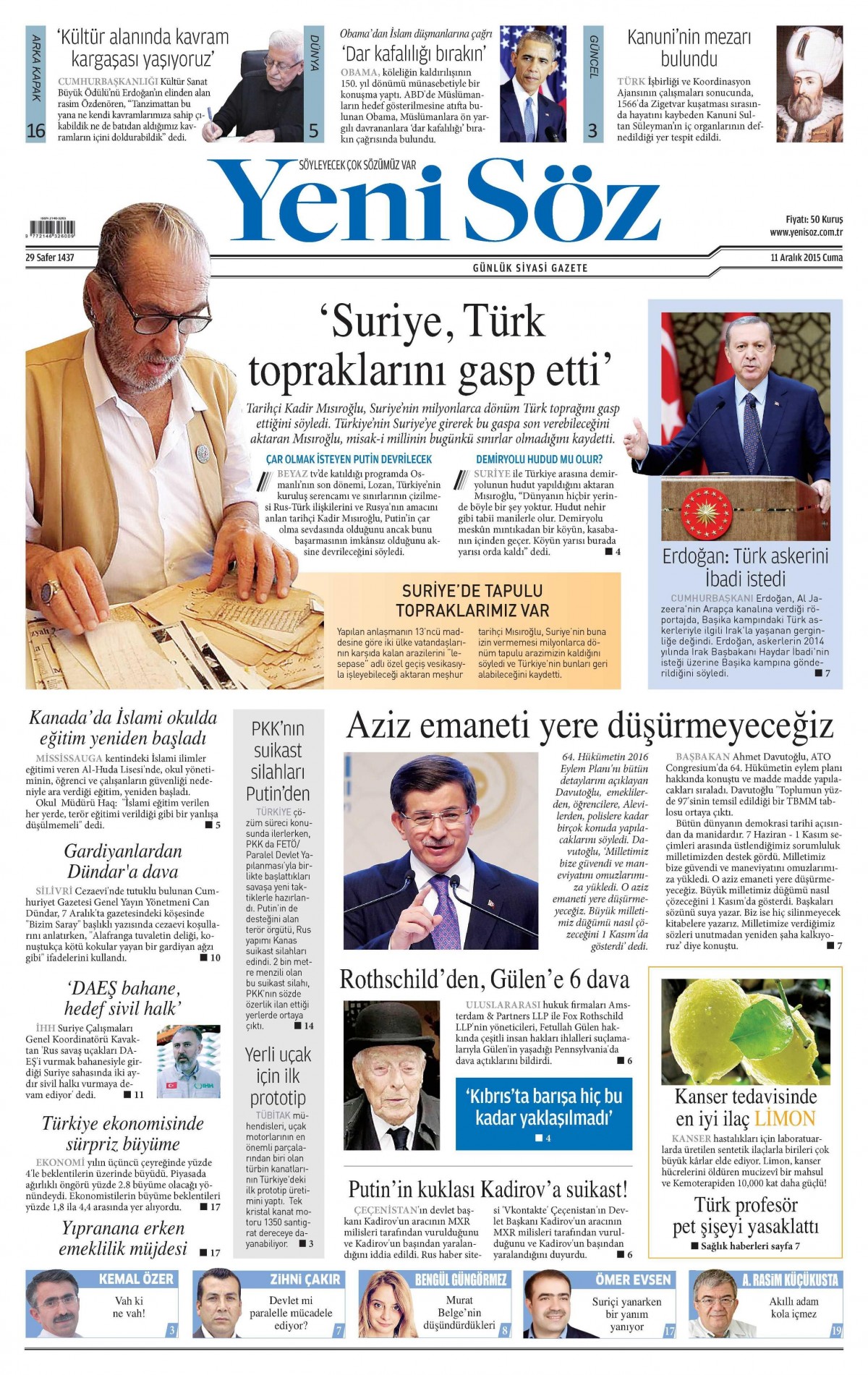 Gazeteler bugün ne yazdı? - 24