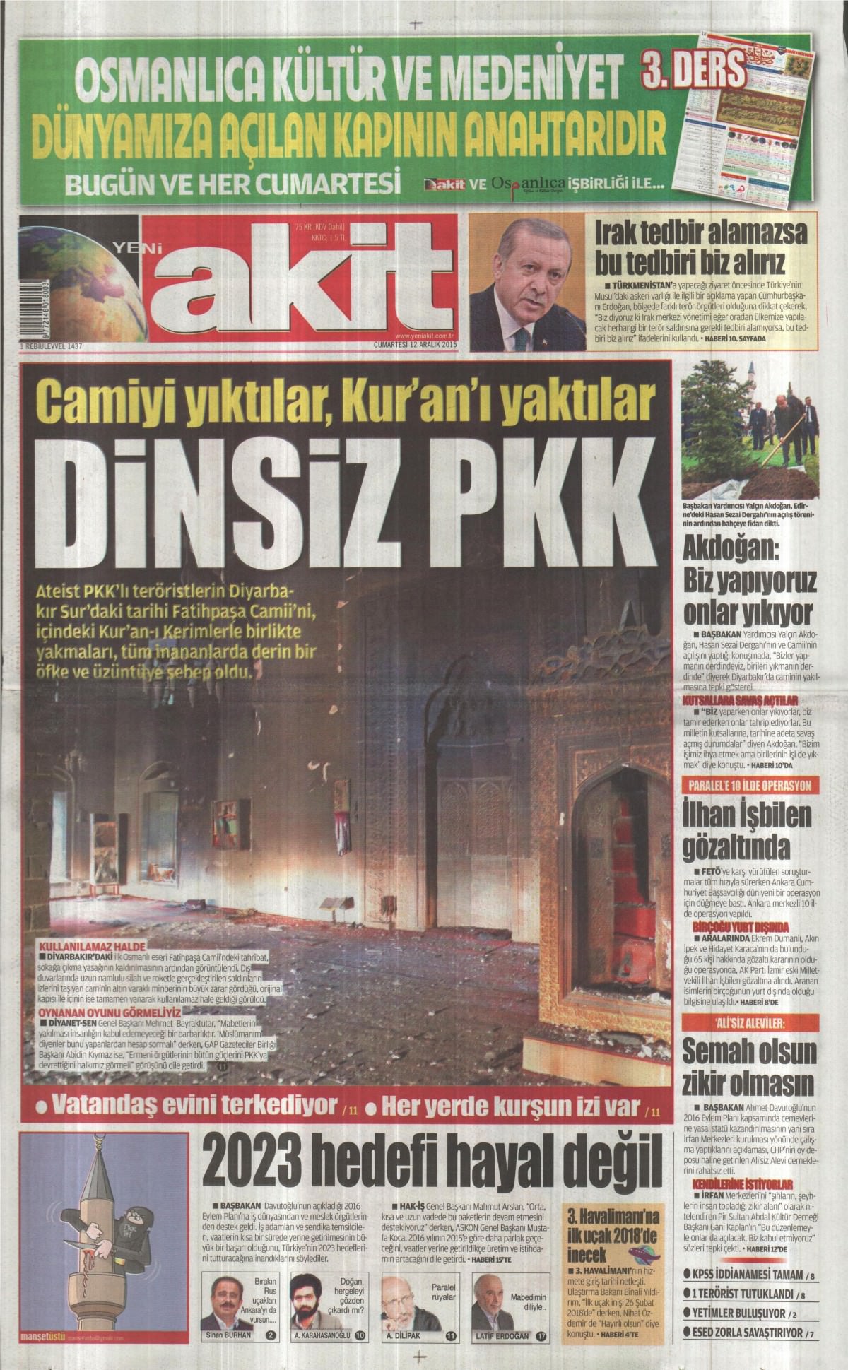 Gazeteler bugün ne yazdı? - 1