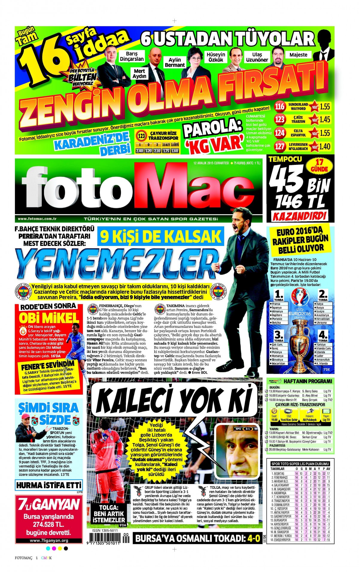 Gazeteler bugün ne yazdı? - 12