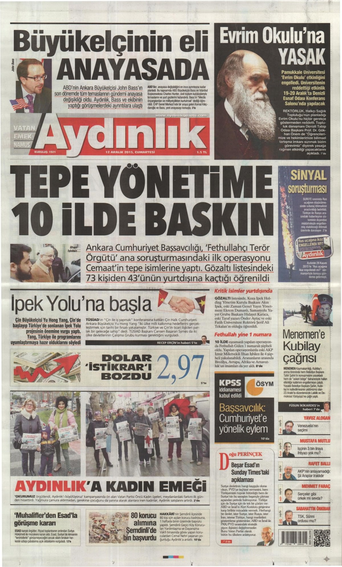 Gazeteler bugün ne yazdı? - 3