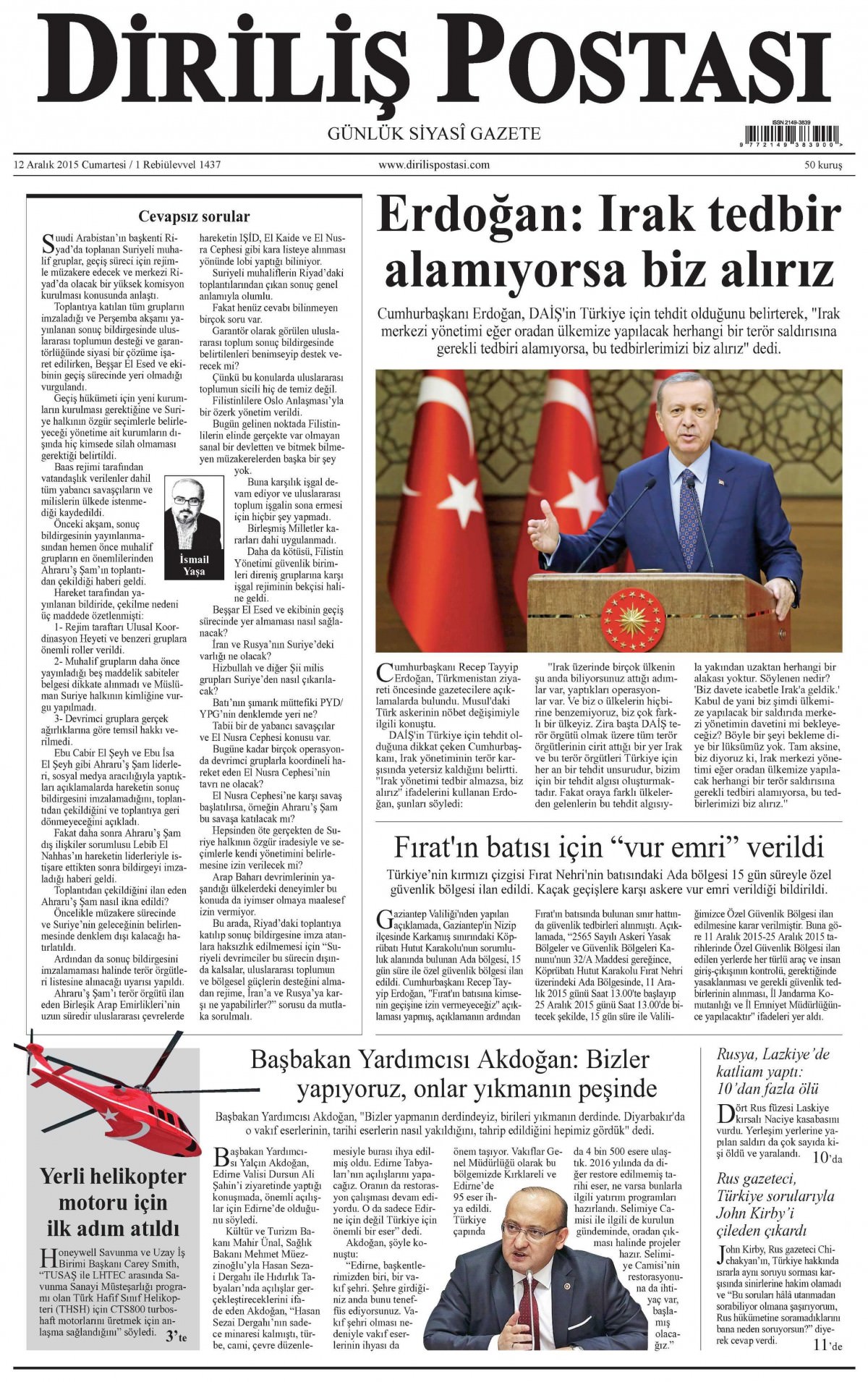 Gazeteler bugün ne yazdı? - 25