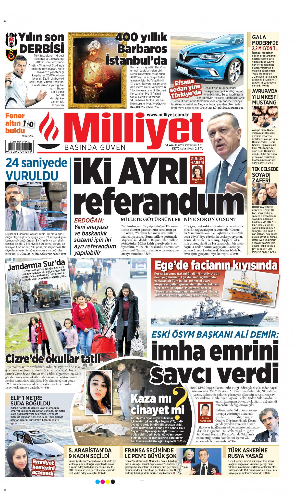 Gazeteler bugün ne yazdı? - 8