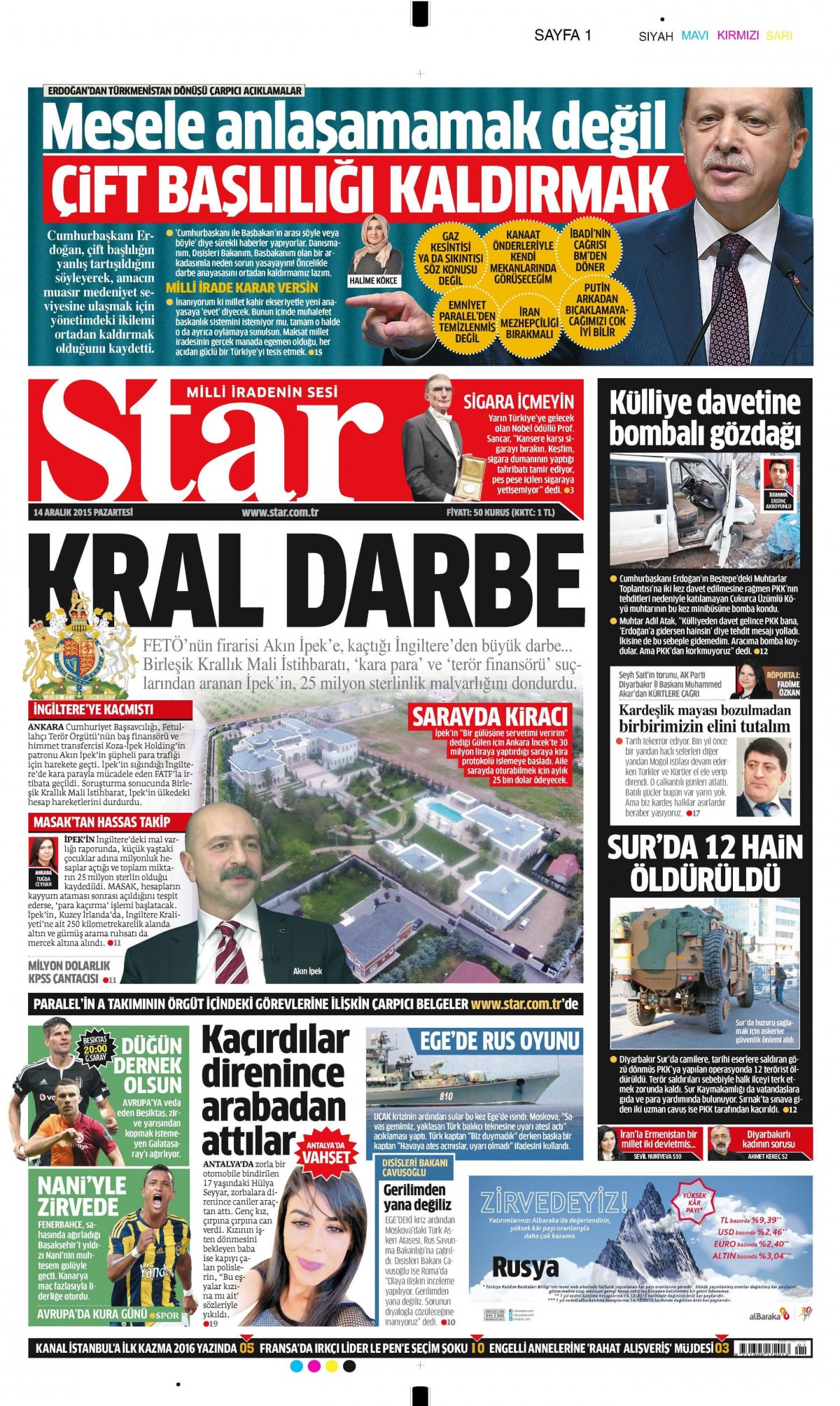 Gazeteler bugün ne yazdı? - 6