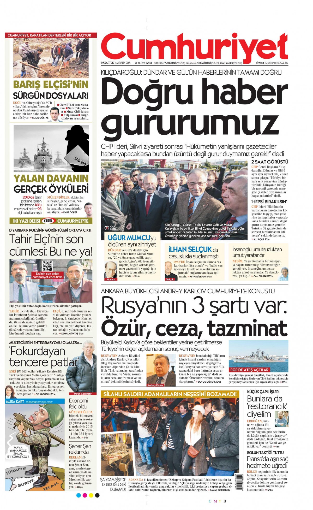 Gazeteler bugün ne yazdı? - 14