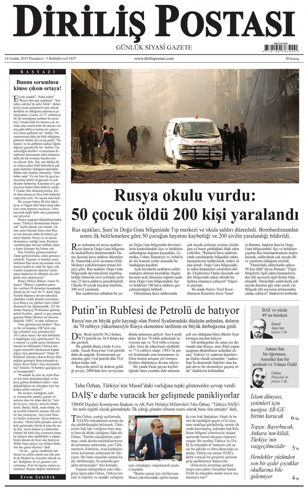 Gazeteler bugün ne yazdı? - 19