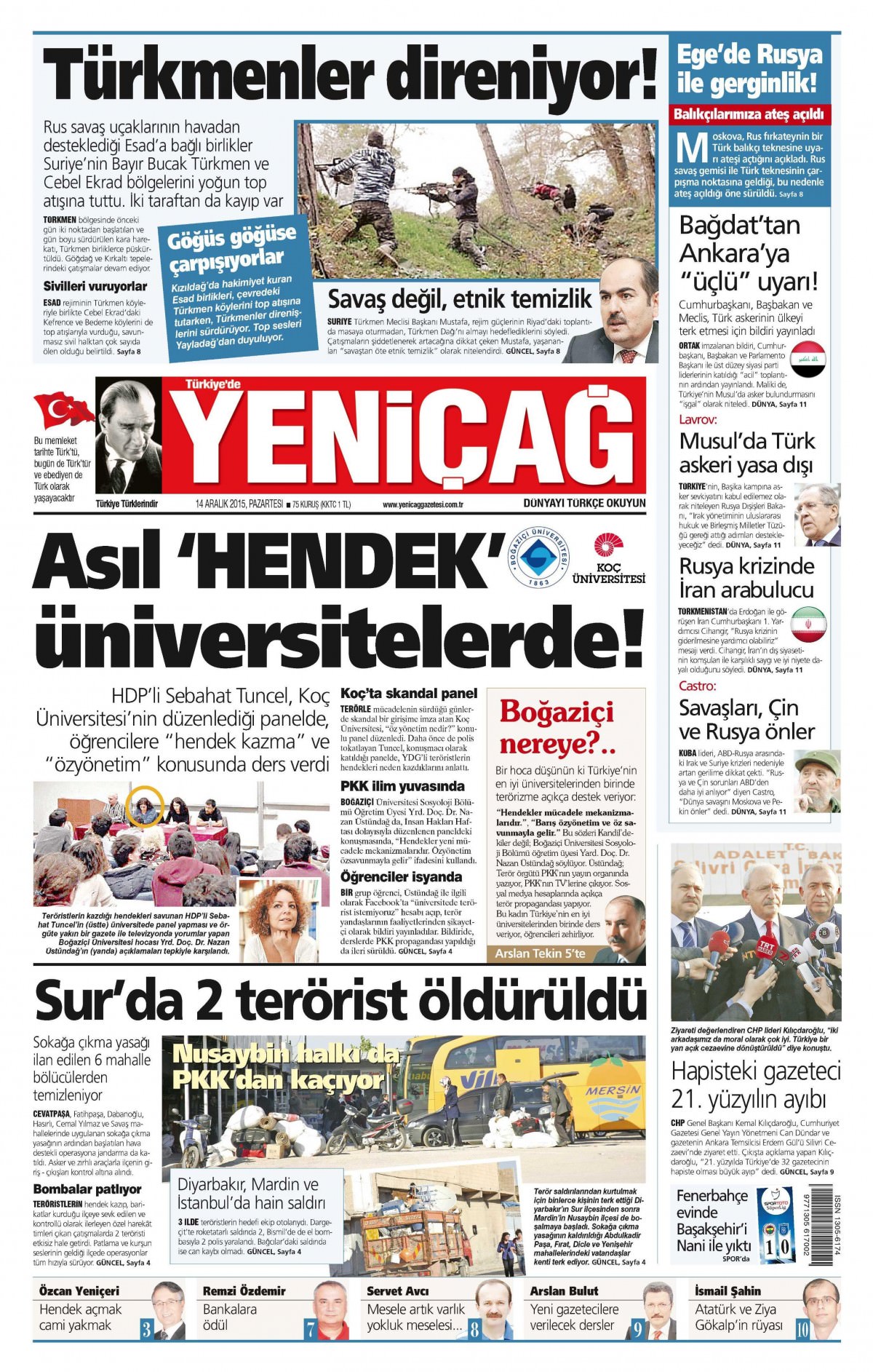 Gazeteler bugün ne yazdı? - 27