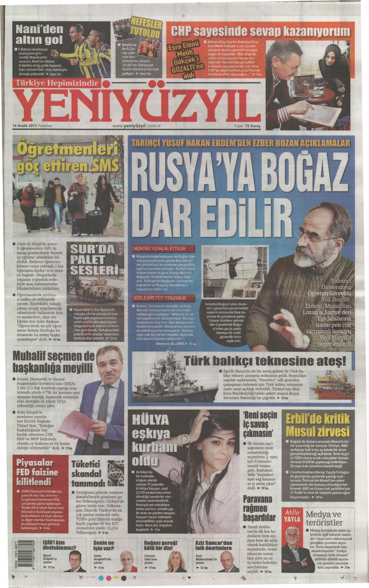 Gazeteler bugün ne yazdı? - 23