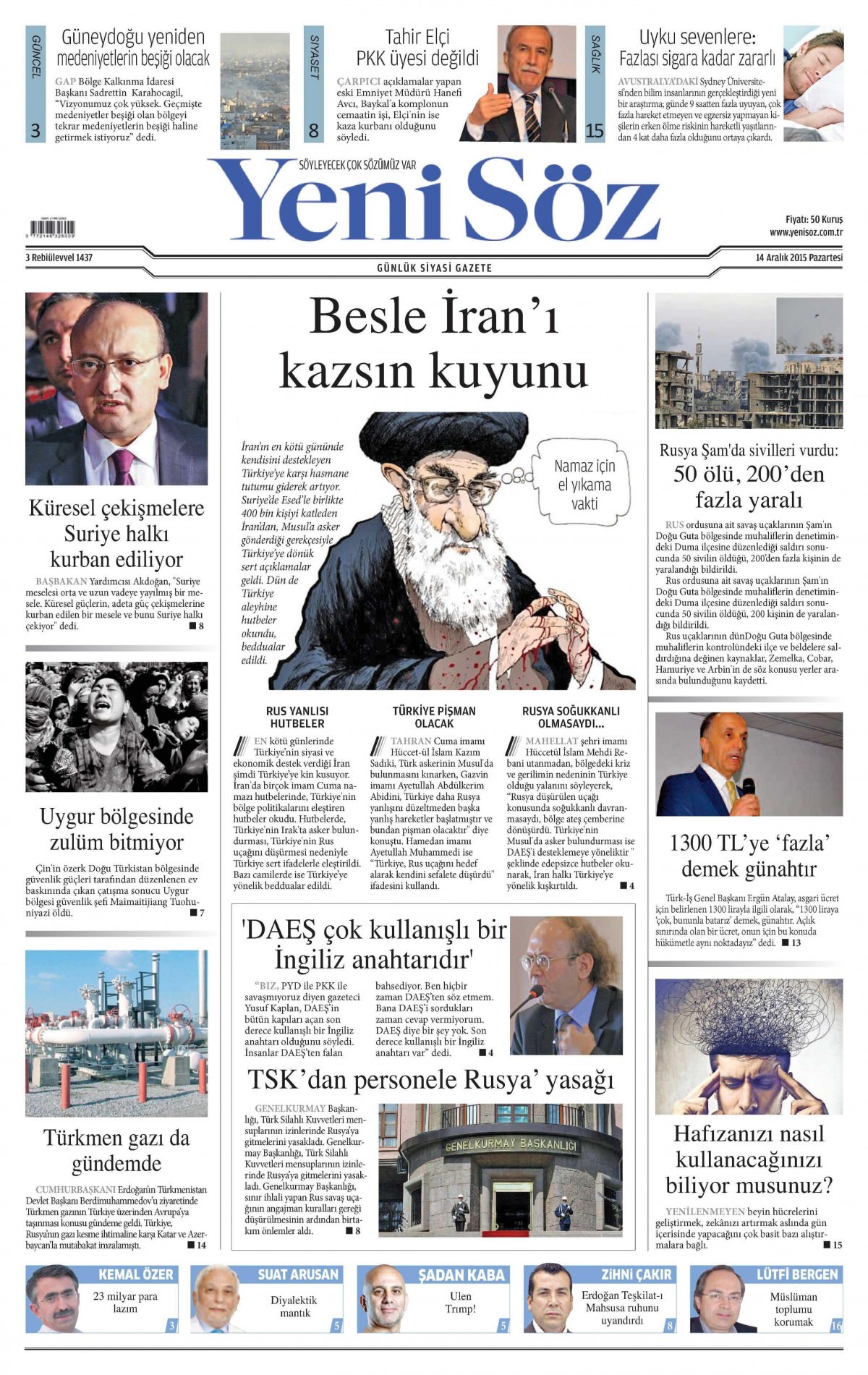 Gazeteler bugün ne yazdı? - 25