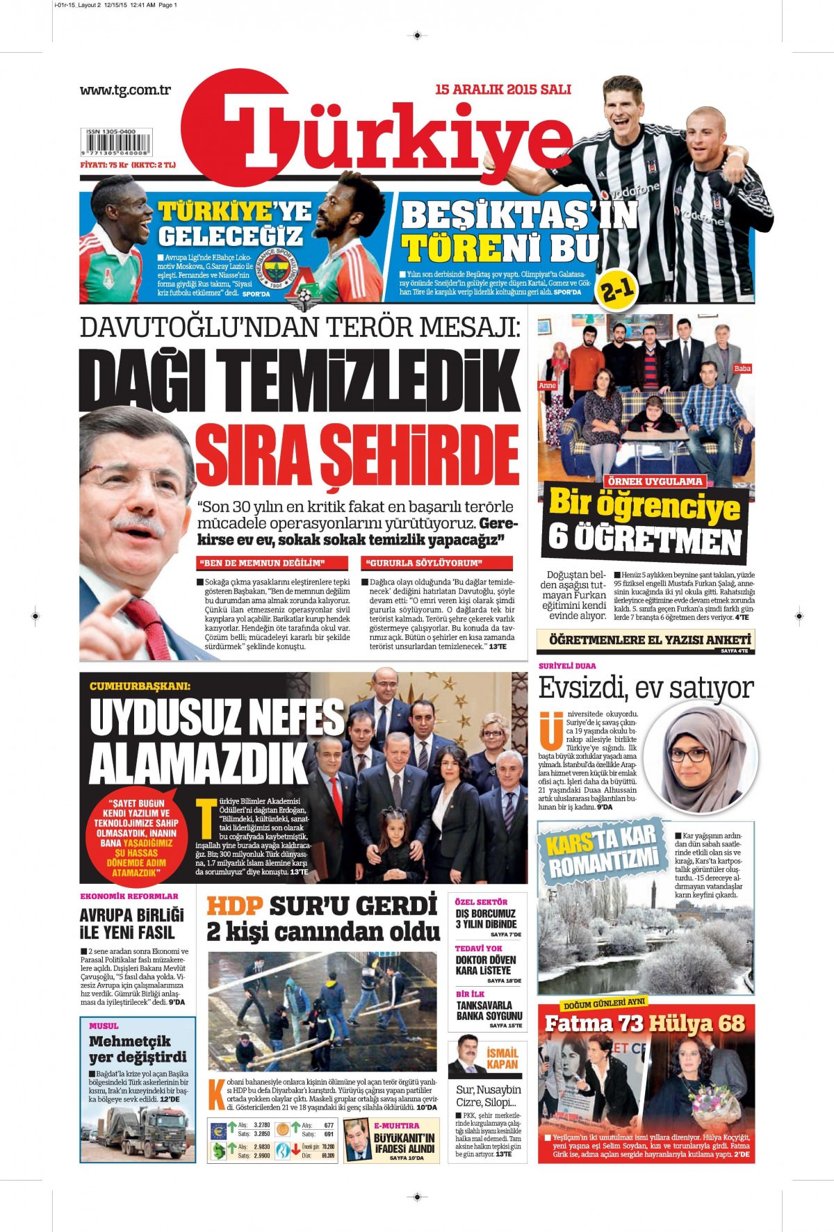 Gazeteler bugün ne yazdı? - 2