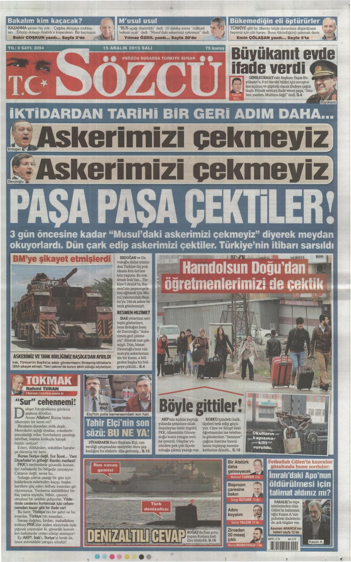 Gazeteler bugün ne yazdı? - 3