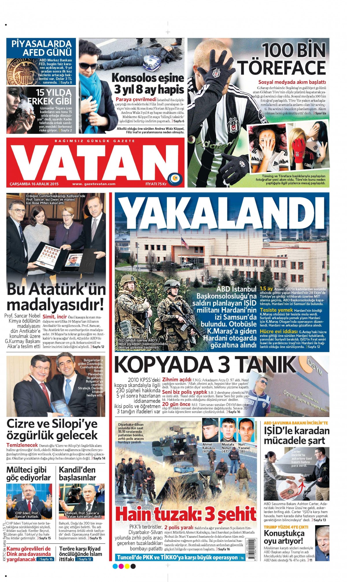 Gazeteler bugün ne yazdı? - 2