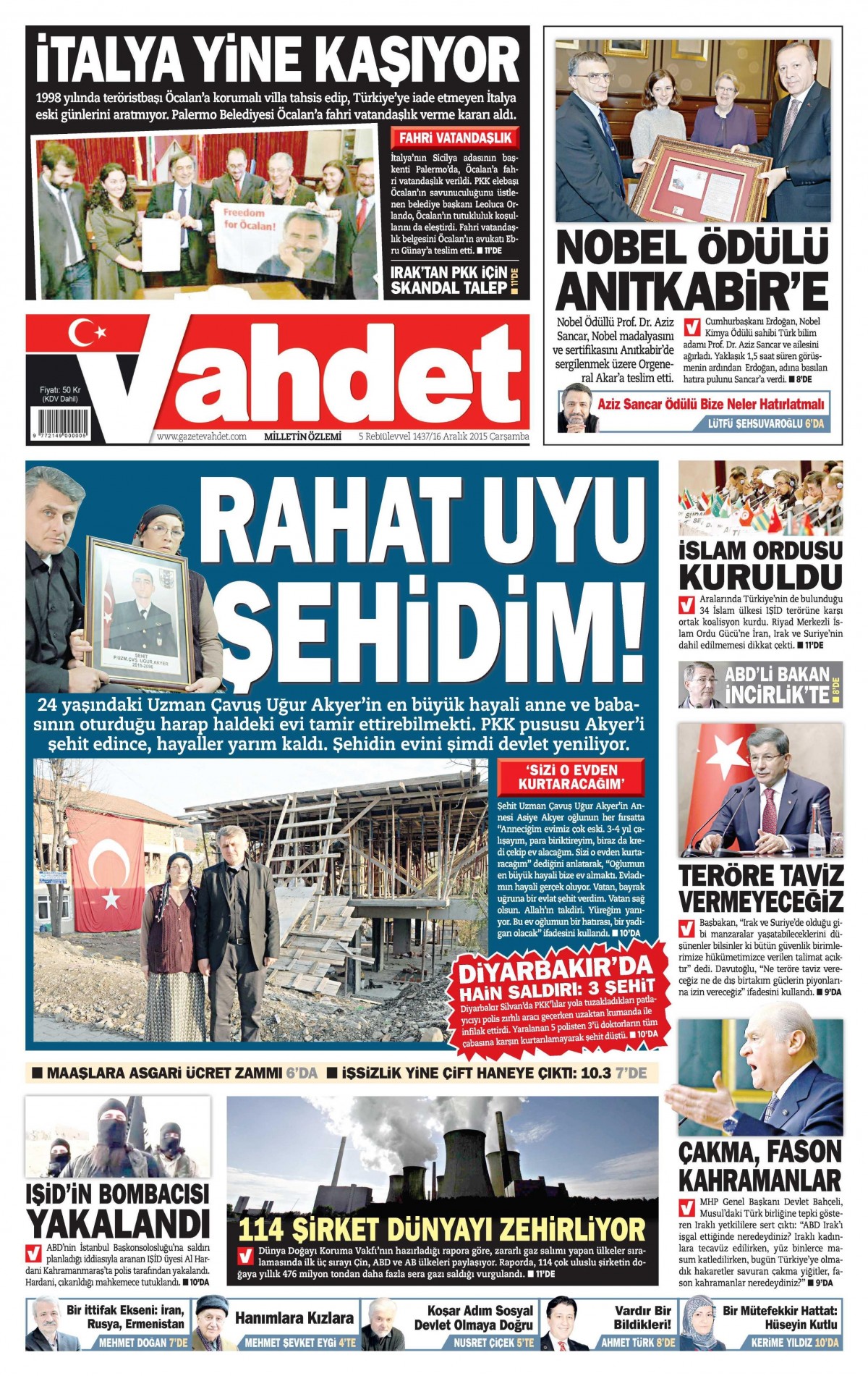 Gazeteler bugün ne yazdı? - 25